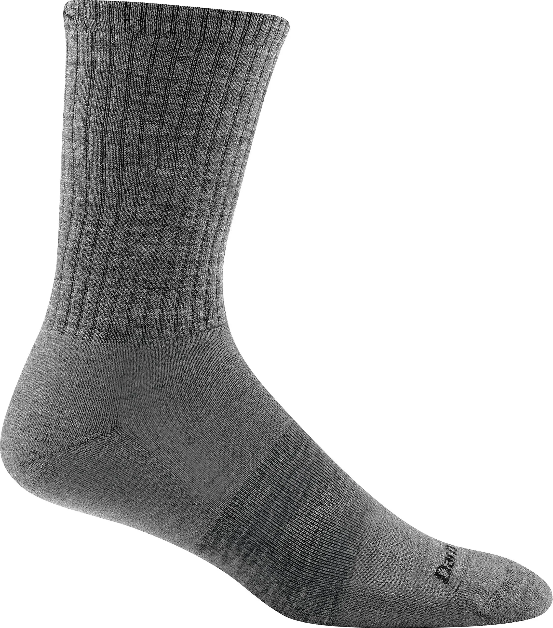 DARN TOUGH 1680 MEDIUM GRAY MEN&#039;S MERINO WOOL SOCK CREW LIGHT SZ M L XL SOCKS 