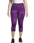 Just My Size OJ366 Active Capris 16 Wingspan Plum Dream