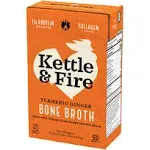 Kettle & Fire Turmeric Ginger Chicken Bone Broth 16.9 Oz Box