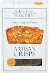 Rustic Bakery Artisan Crisps - Citrus, Ginger & Thyme