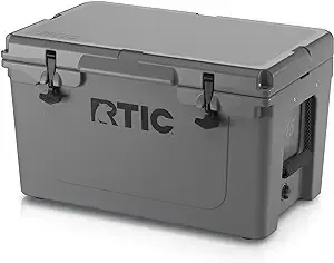 RTIC Ultra-Tough Cooler Hard Insulated Portable Ice Chest Box for Beach, Drink, Beverage, Camping, Picnic, Fishing, Boat, Barbecue