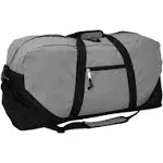 Dalix 25" Big Adventure Large Gym Sports Duffle Bag in Gray