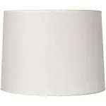 Hardback White Drum Lamp Shade 13x14x10 (Spider) | www.lampsplus.com