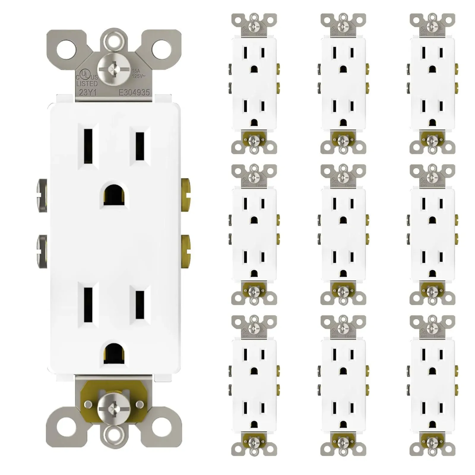 ThunderWay Decorator Receptacle Outlet 50 Pack