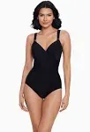 Miraclesuit Razzle Dazzle Siren One Piece Swimsuit - 16 / Black