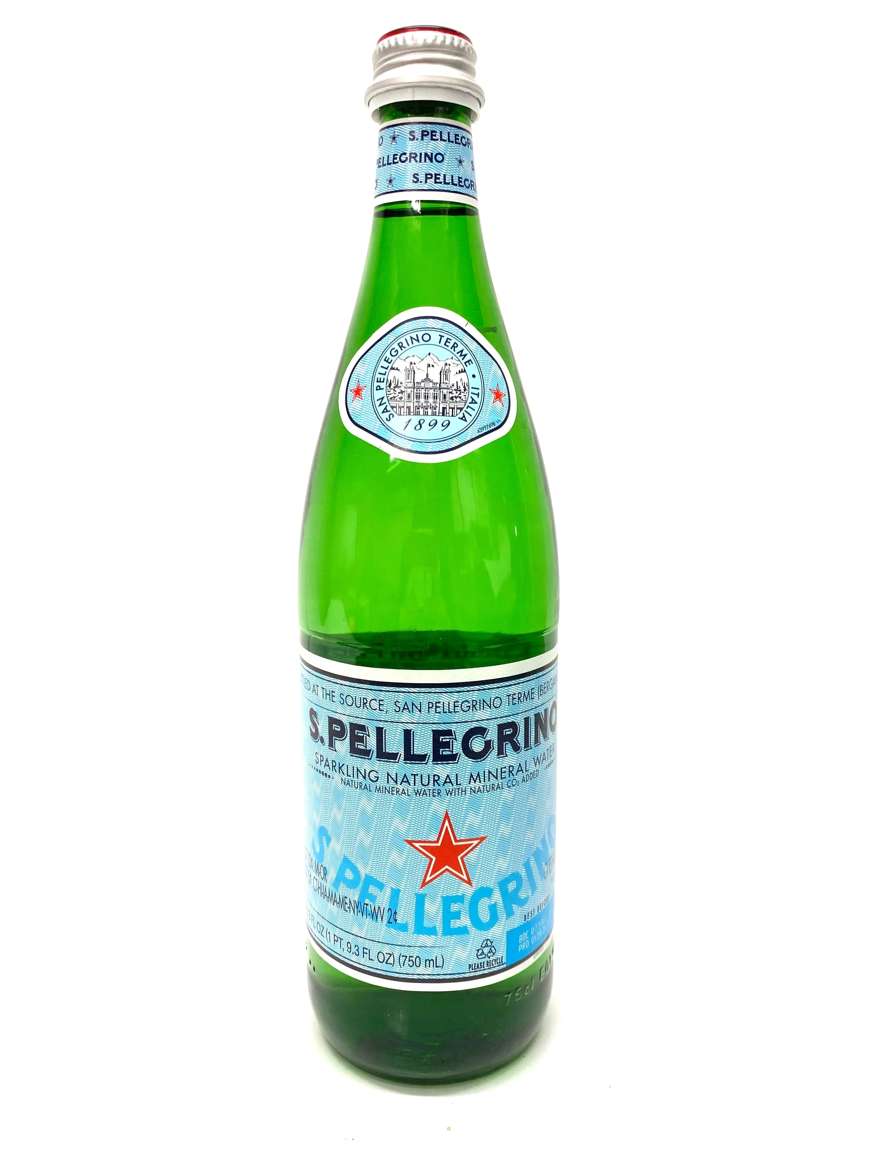 San Pellegrino Sparkling Natural Mineral Water - 25.3 fl oz bottle