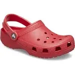 Crocs Kids' Classic Clogs, Size 6, Varsity Red