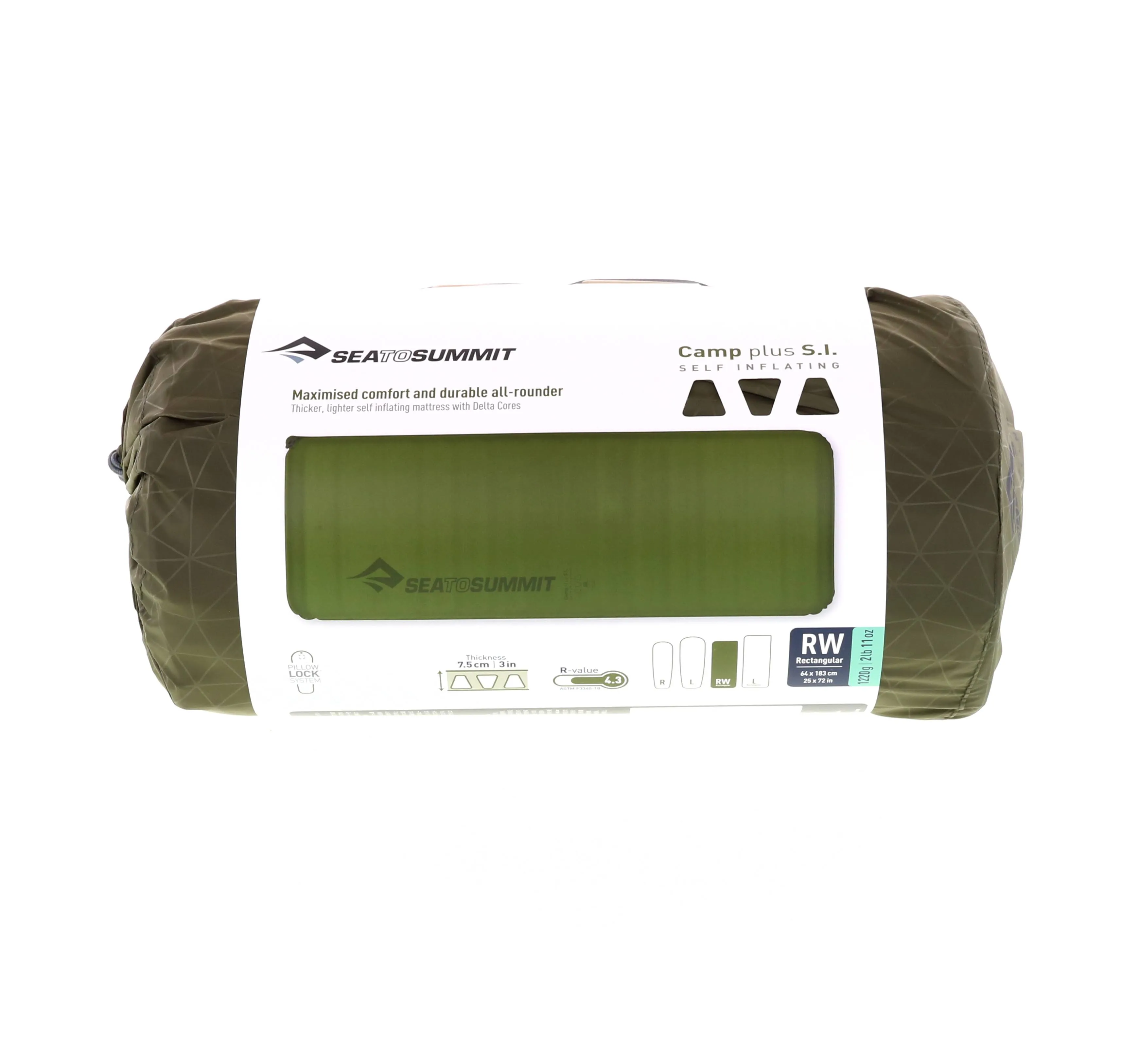 Sea to Summit Camp Plus Self-Inflating Mat - Regular Rectangular