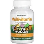 Animal Parade Multi-Vitamin Chewable Tablets, Orange - 90 count box