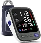 Freshcare Blood Pressure Machine Automatic Digital Upper Arm Blood Pressure Monitor with Adjustable Large Cuff