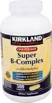 Kirkland Super B-Complex with Electrolytes Supplement - 500 tablets