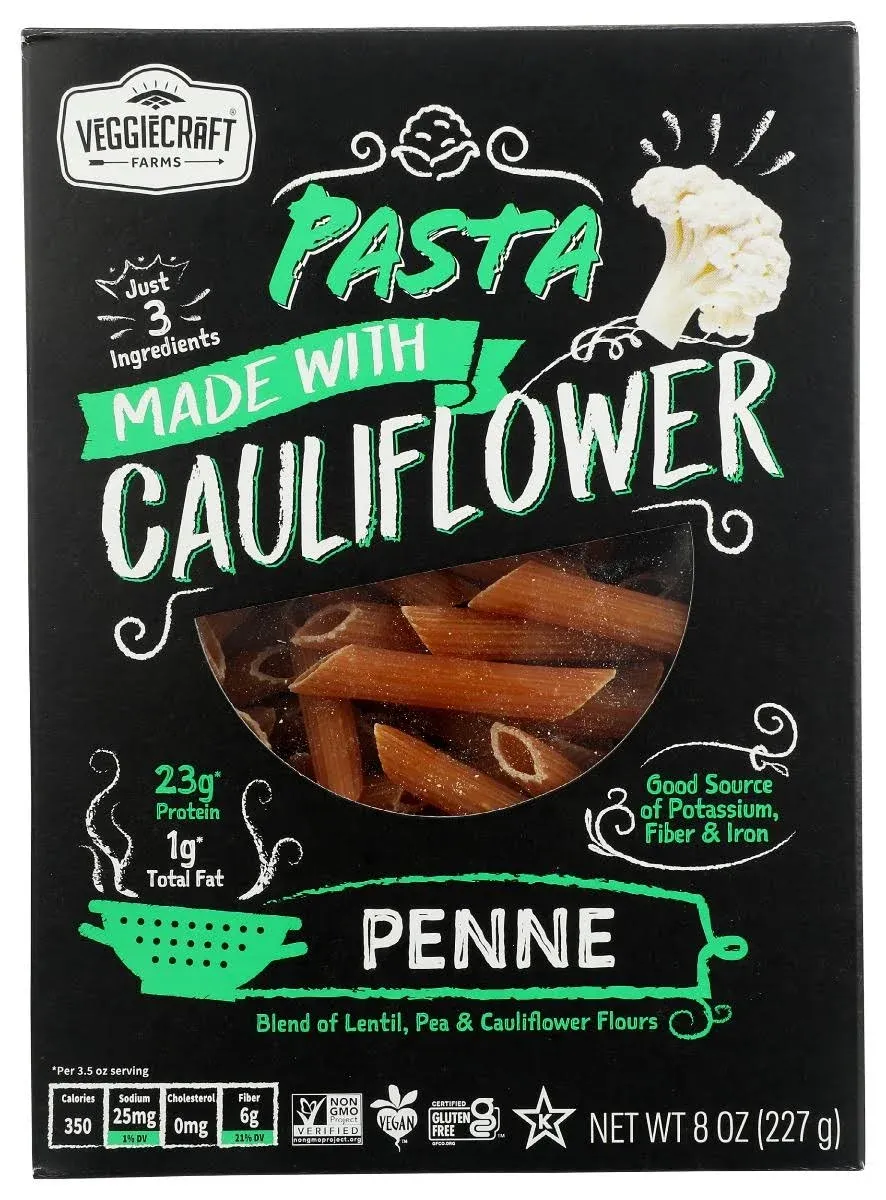 Veggiecraft Farms Made With Cauliflower Penne Pasta (8 oz)