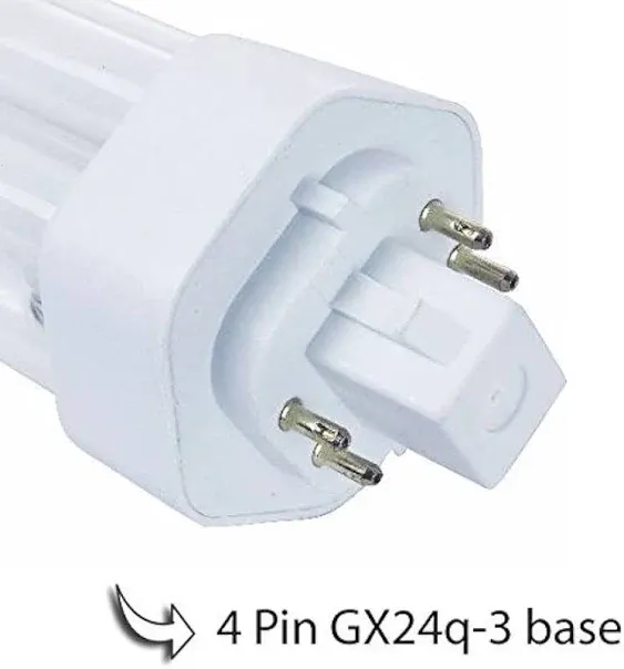 Circle (10 Pack) PLT-26W 841, 4 Pin GX24q-3, 26 Watt Triple Tube, Compact Fluorescent Light Bulb