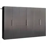 Prepac Black HangUps 108" Storage Cabinet Set E - 3PC