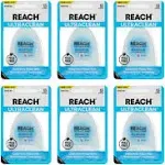 Listerine Ultraclean Dental Floss 6-Pack, Plaque Remover, Shred Resistant, Wa...