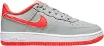 Nike Kids' Preschool Air Force 1 Shoes, Size 2, Grey/Red/White