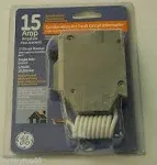 GE Single Pole Combination Arc Fault Circuit Interrupter, 15 A, 1.25"