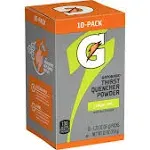 Gatorade Thirst Quencher Powder, 1.23Oz Packets, Makes 20 Ounces (Lemon-Lime), 1