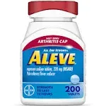 Aleve All Day Strong Pain Reliever/Fever Reducer, 220 mg, Tablets - 200 tablets