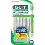 Gum Proxabrush Go-Betweens -Tight, Interdental Brushes, Soft Bristled Dental Picks, 10ct (4pk)