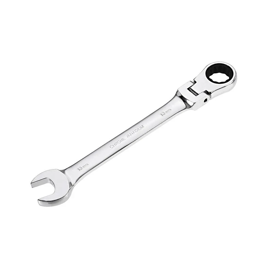 Uxcell Flex-Head Ratcheting Combination Wrench Metric 72 Teeth 12 Point Ratchet ...