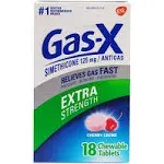 Gas-X Extra Strength Cherry Creme 18 Count Chewable Tablets