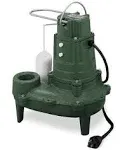 Zoeller M267 - 1/2 HP Cast Iron Sewage Pump (2&#034;) w/ Vertical Float 