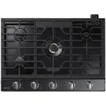 Samsung NA30N7755TG 30" Gas Cooktop with 22K BTU Dual Power Burner in Black Stainless Steel