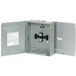 Eaton BR48L125RP Loadcenters and Panelboards BR 8P 125A 240V 50/60Hz 1Ph 3Wire 8Cir 4Sp EA NEMA 3R