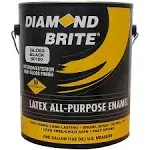 Diamond Brite Paint 80000 1-Quart Latex Gloss Enamel, White