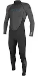 O&Neill Youth Reactor-2 3/2mm Back Zip Full Wetsuit Black, 6