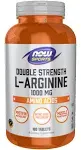 Now Foods L-Arginine 1000 mg Double Strength, 180 Tablets