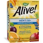 Nature's Way Alive! Men's 50+ Complete Multivitamin 50 Tablets