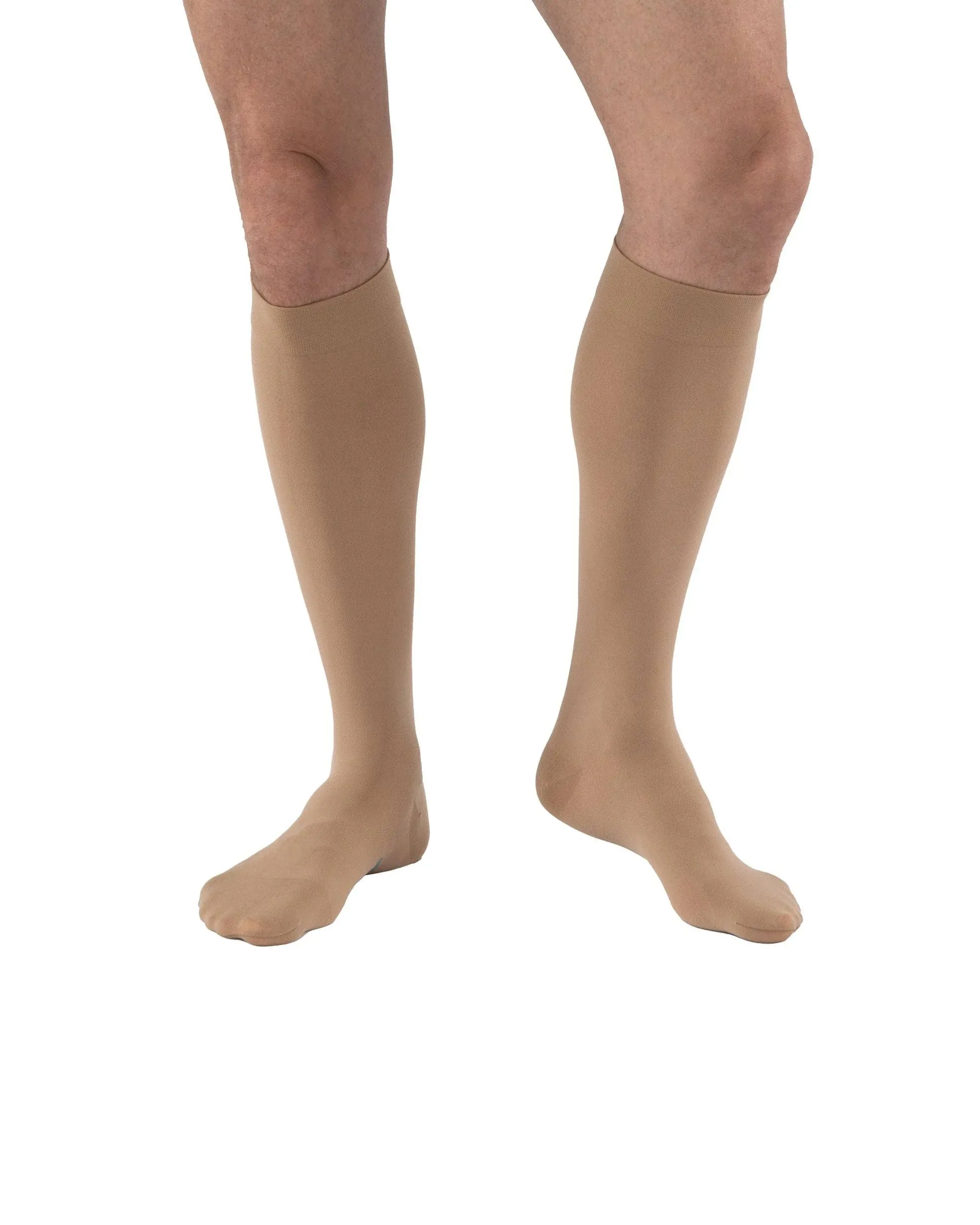 Jobst Relief 20-30 mmHg Knee High Petite Silicone Open Toe Large Beige