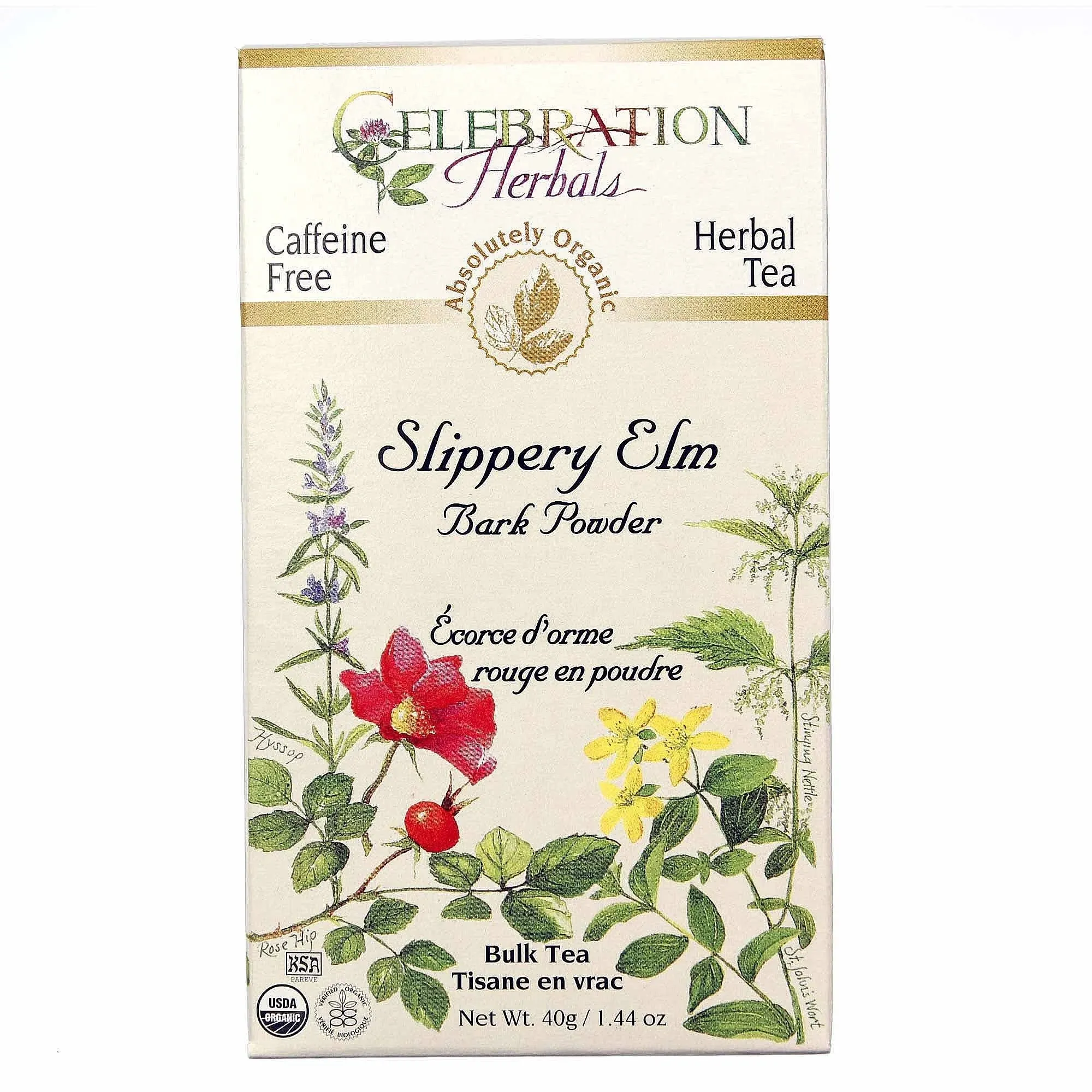 Celebration Herbals Slippery Elm Bark Powder Bulk Tea - 1.44 oz box