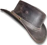 Leather HAT 【oZtrALa】 Australian Outback Western Cowboy Men Women Bushman HL31