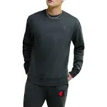 Champion Men's Powerblend Fleece Pullover Crew Granite Heather / M