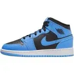 Air Jordan 1 Mid (GS) - University Blue/Black-White