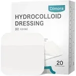 Dimora Hydrocolloid Wound Dressing Extra Large Hydrocolloid Patches for Burns Hydrocolloid Dressing Bandage for Burns