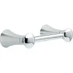 Delta Lahara Double Post Toilet Paper Holder, Chrome/Grey