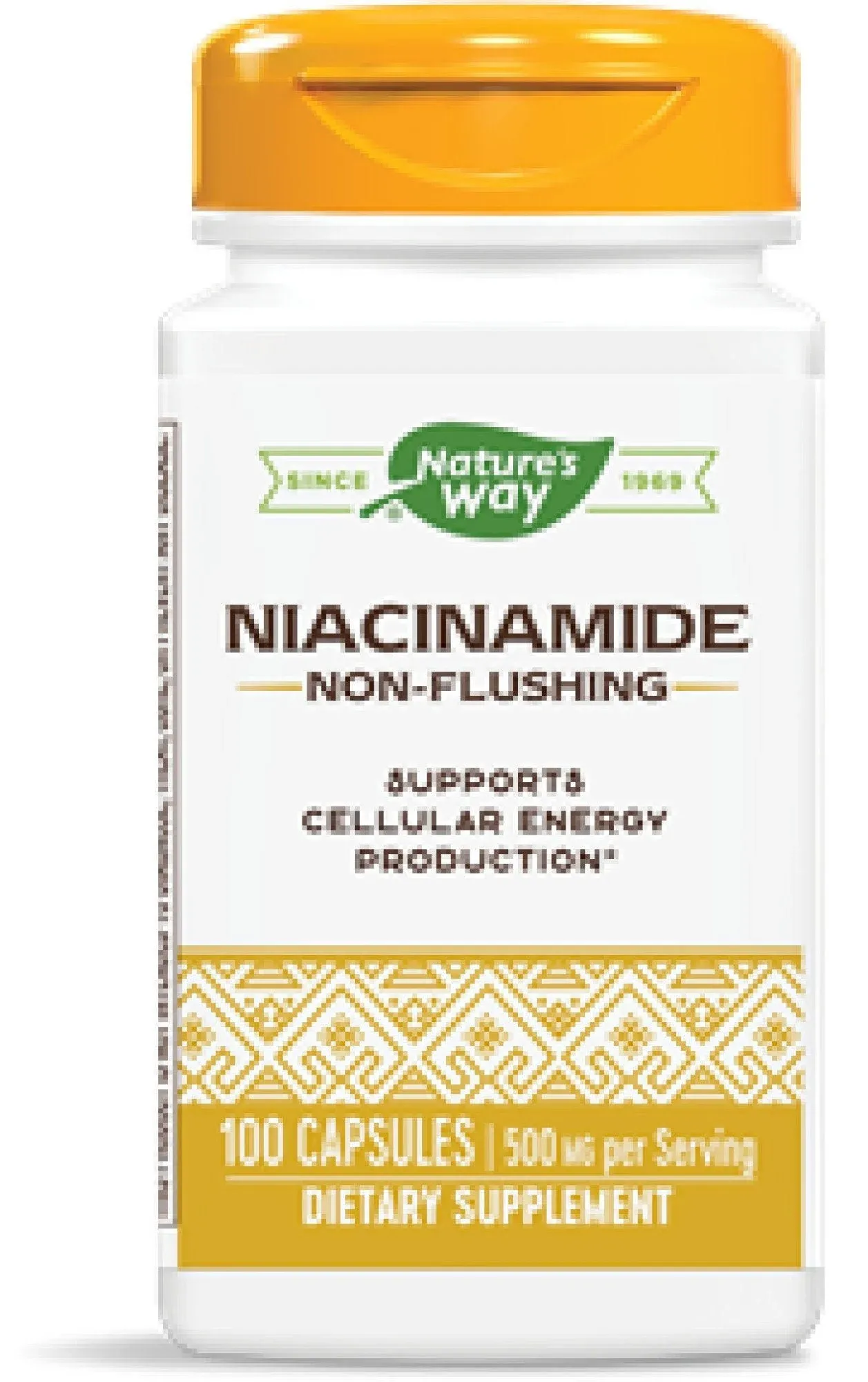 Niacinamide 500 mg 100 caps by Nature&#39;s Way