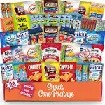 Snack Box Care Package Variety Pack Snack Pack(60 Count)candy Gift Basket for Kids Adults Teens Family College Student - Crave Food Birthday