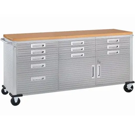 Seville Classics UltraHD Rolling Workbench - Granite