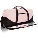 Dalix 25" Big Adventure Large Gym Sports Duffle Bag in Pink