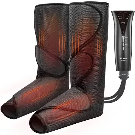 FIT KING Air Compression Leg and Foot Massager with Heat