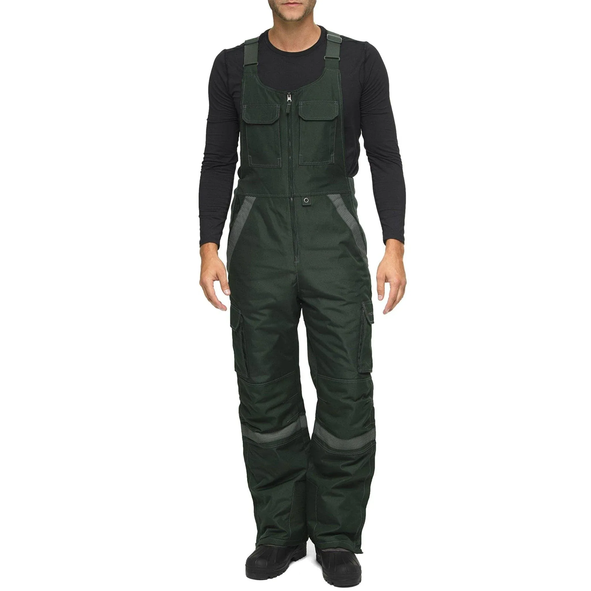 Arctix Men's Tundra Ballistic Bib Overalls with Added Visibility