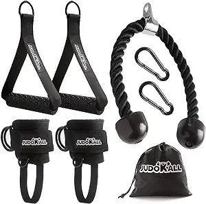 LAT Pull Down Attachments Pulley Exercise Equipment Accessories Set.