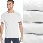 Hanes UBT1W4 Ultimate ComfortBlend T-shirts - 4 Pack White