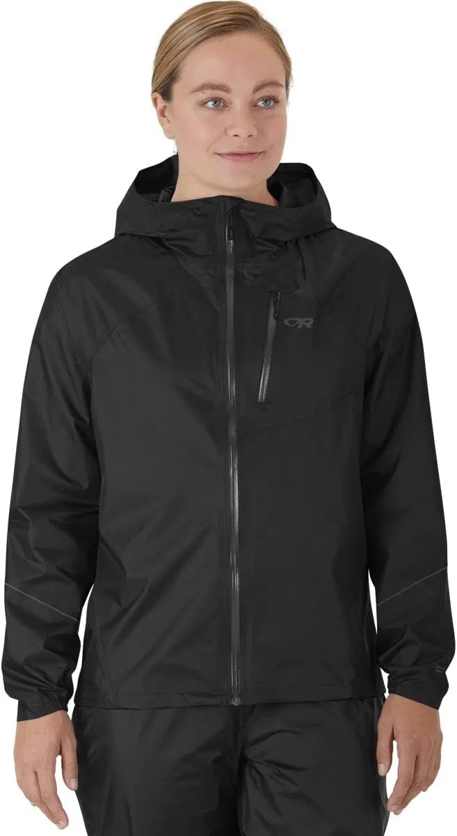 Outdoor Research Women's Helium Rain Jacket - Black