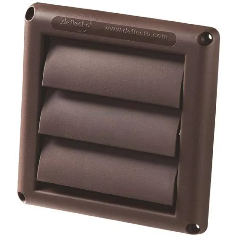 HS6B Deflecto Supurr-Vent Brown 6 Dryer Vent Hood